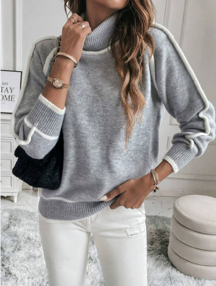 Aurora - Casual Turtleneck Sweater