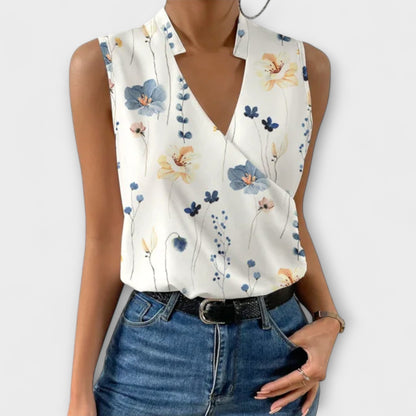 Soft Summer Top with V-Neck