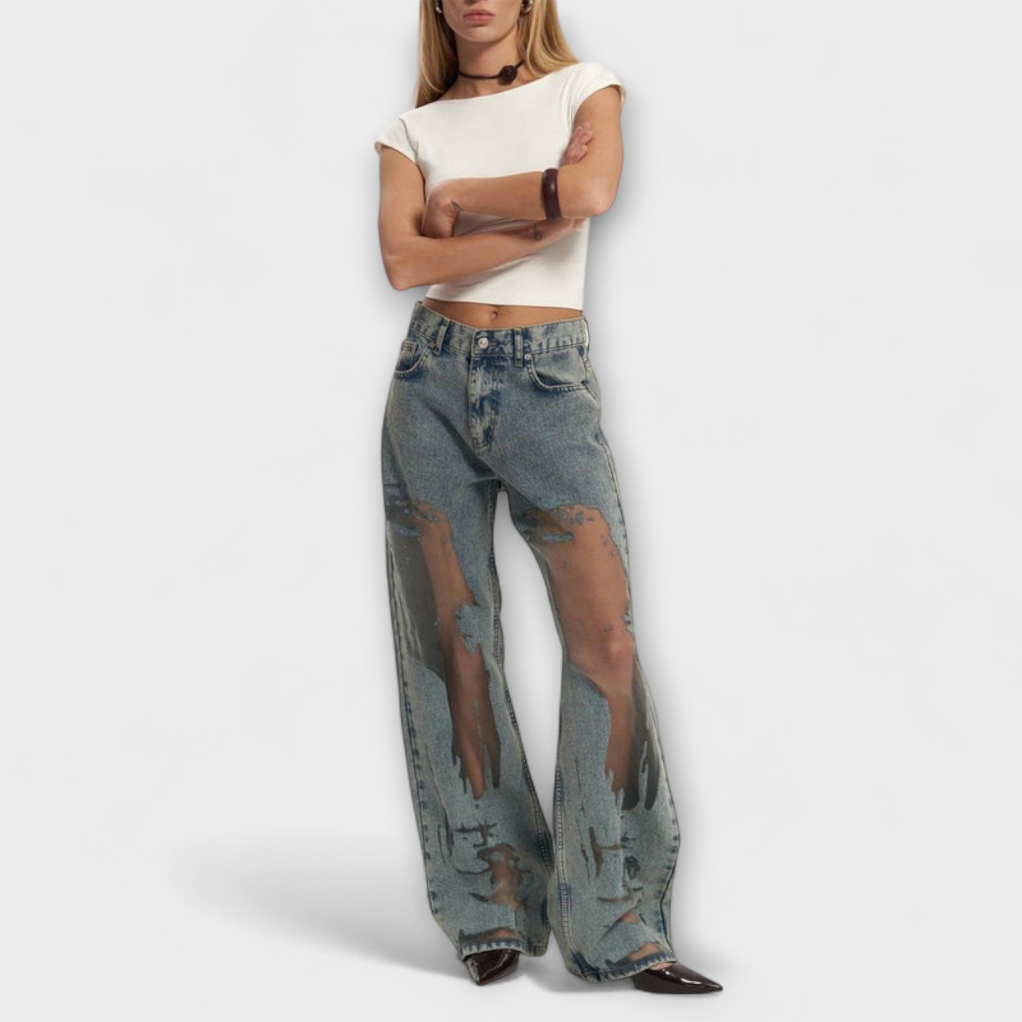Rayne - Trixie Clear Blue Denim Jeans